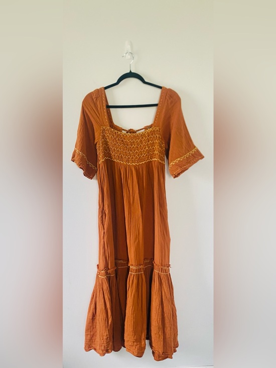 Free People Dresses & Skirts - Free People I’m the One Maxi Dress Size XS Granola Boho Cottagecore Folk Earthy